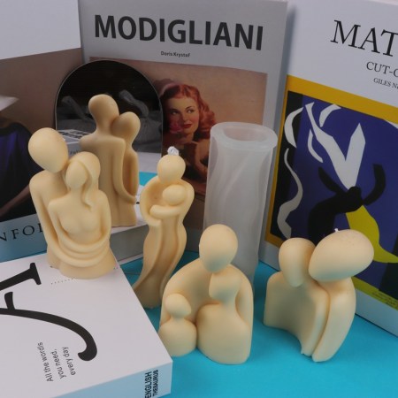 Καλούπι σιλικόνης με άγαλμα Ζευγάρι 8.5/8x6.3/5.6x14.5cm