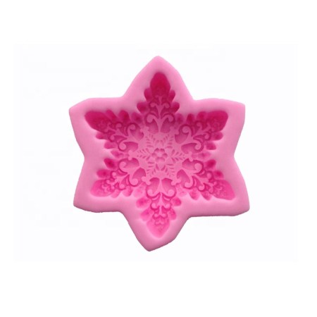 Καλούπι σιλικόνης 3D νιφάδα 105x105x28mm