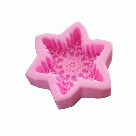 Καλούπι σιλικόνης 3D νιφάδα 105x105x28mm