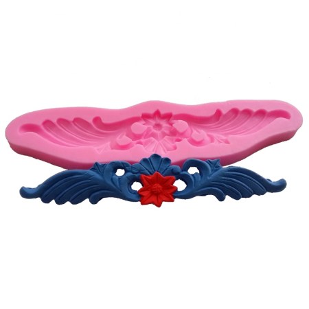 Καλούπι σιλικόνης κεντρικό διακοσμητικό 147x40x9mm