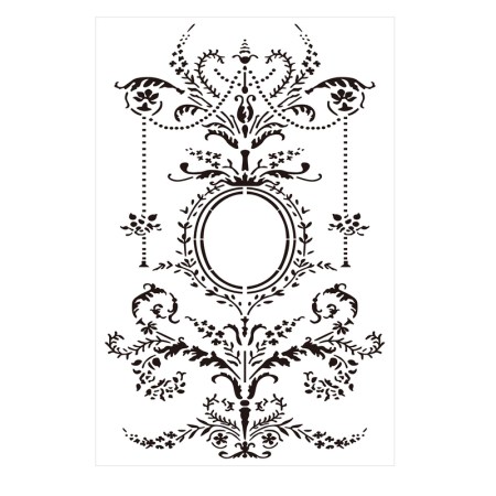 Stencil χοντρό 0.40mm Marie Antoinette 60x40cm