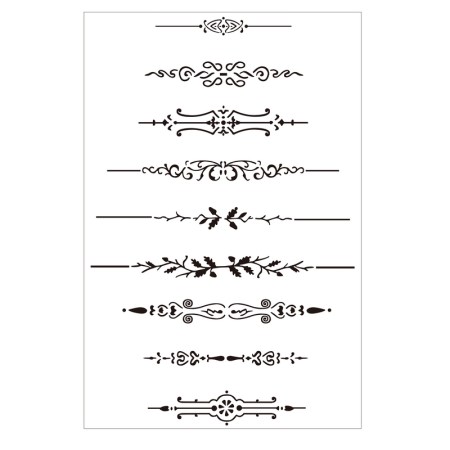 Stencil χοντρό 0.40mm Emblem Lines 60x40cm