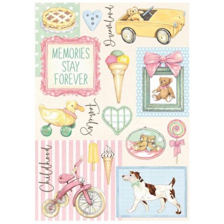 Ριζόχαρτο Daydream Accessories A4 Stamperia