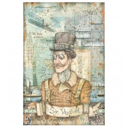 Ριζόχαρτο Sir Vagabond Aviator Image A4 Stamperia