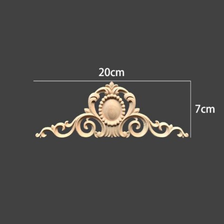 Ξυλόγλυπτο διακοσμητικό κεντρικό από μασίφ ξύλο 20x7cm