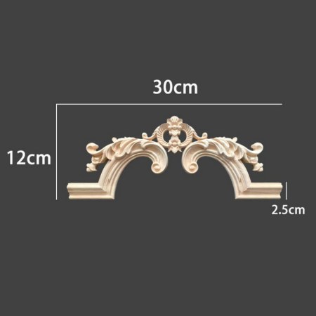 Ξυλόγλυπτο κορνίζας από μασίφ ξύλο 30x12cm