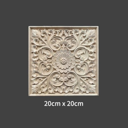 Ξυλόγλυπτο διακοσμητικό από μασίφ ξύλο 20x20cm