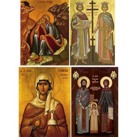 Ριζόχαρτο με αγιογραφίες με αγίους A3 