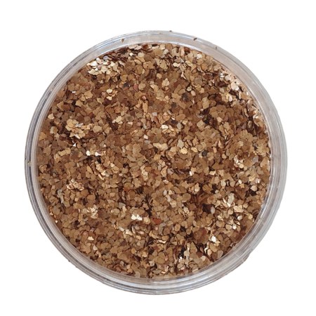 Νιφάδες Glitter οικολογικές 0.1-3mm χρυσό 100gr
