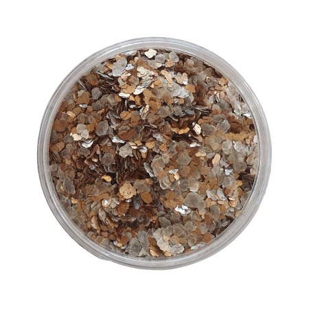Νιφάδες Glitter οικολογικές 1-5mm mix 100gr