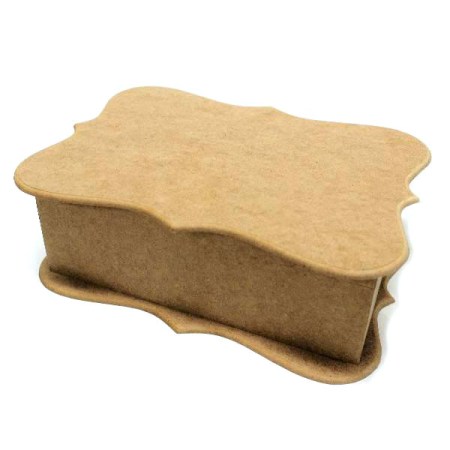 MDF Ανάγλυφο Κουτί  με φινίρισμα 28x20x10cm