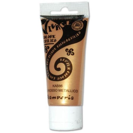 Χρώμα Vivace Stamperia 60ml - Metallic Red Gold