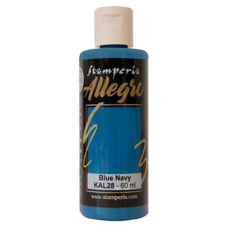 Ακρυλικά Χρώματα Allegro Navy Blue 59ml Stamperia