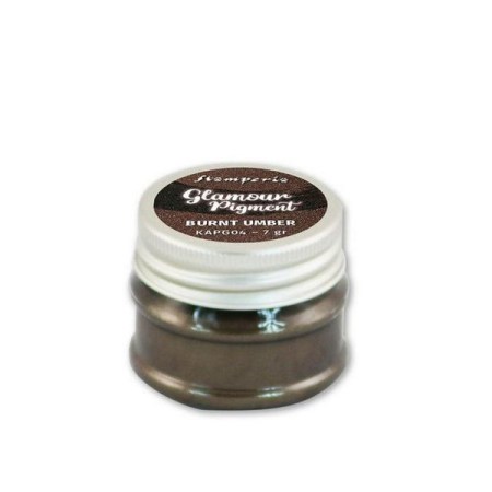 Glamour pigment powder 7gr Burnt umber Stamperia