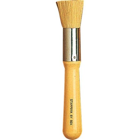 Πινέλo φυσική τρίχα για stencils No 0  - Stamperia