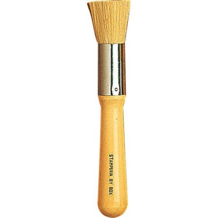 Πινέλo φυσική τρίχα για stencils No 2  - Stamperia