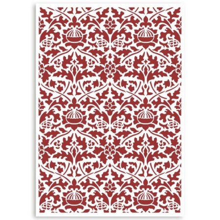 Stencil Casa Granada Wallpaper pattern 29.7x21cm - Stamperia