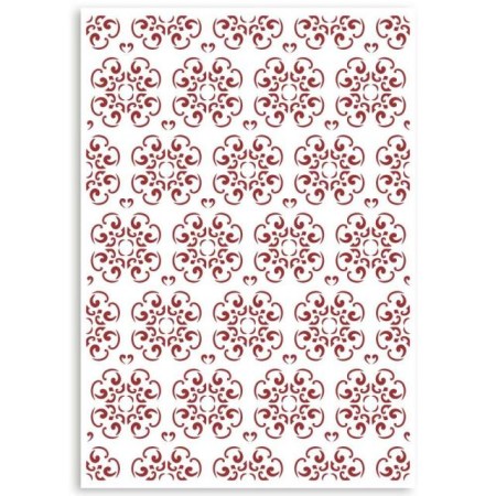 Stencil Casa Granada Wallpaper Tiles 29.7x21cm - Stamperia