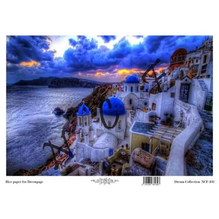 Ριζόχαρτο Τοπίο Σαντορίνη Α3 