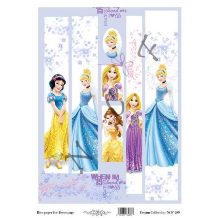 Πασχαλινό ριζόχαρτο Ηρωίδες Disney Α3 