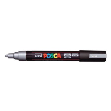 Μαρκαδόρος για όλες τις επιφάνειες Uni Paint POSCA 1.8-2.5mm - Ασημί