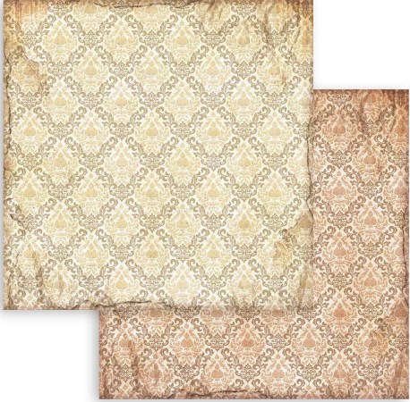 Χαρτί Scrapbooking Διπλής Όψεως Alterego Ochre Wallpaper 30.5x30.5cm Stamperia