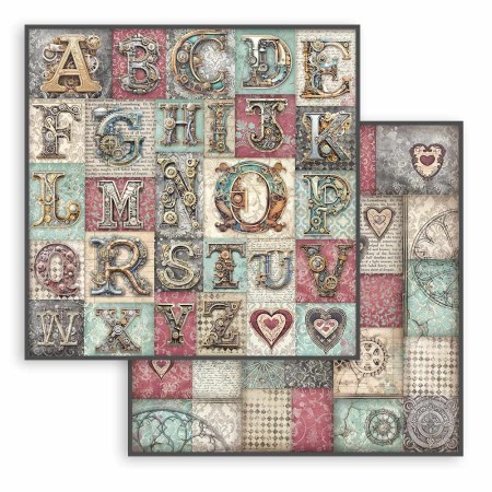 Χαρτί Scrapbooking Διπλής Όψεως Master of Magic Alphabet 30.5x30.5cm Stamperia