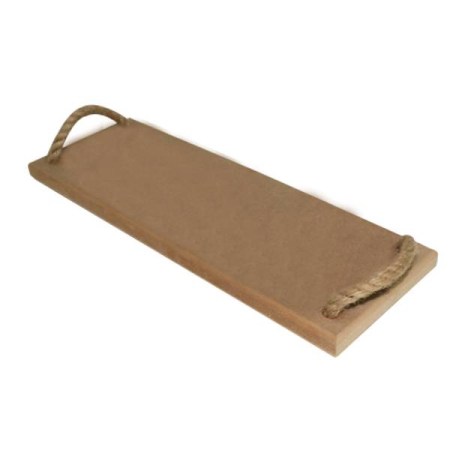 MDF Δίσκος με χερούλια από σχοινί 350x125mm