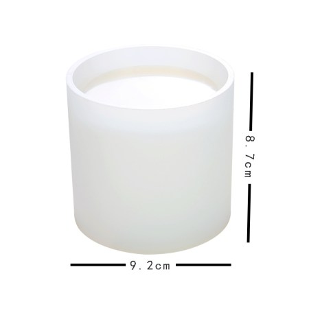 Καλούπι σιλικόνης με στρογγυλό βαζάκι 8.7x9.2cm