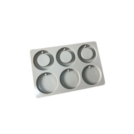 Καλούπι σιλικόνης για κρεμαστά Κύκλοι 23.3x13.7x1cm