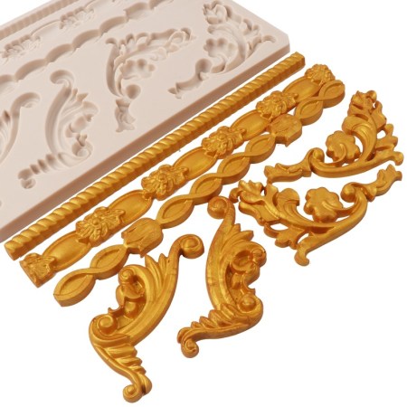 Καλούπι σιλικόνης μπορντούρες γωνίες 20.2x12.5cm