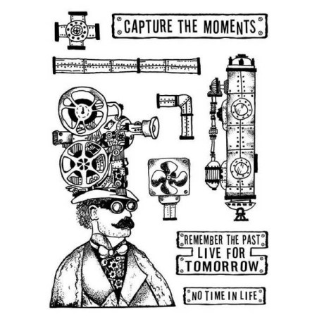 Σφραγίδα HD Capture the moments 20x15cm Stamperia