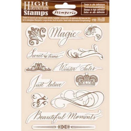 Σφραγίδα HD Beautiful moments 14x18cm  - Stamperia