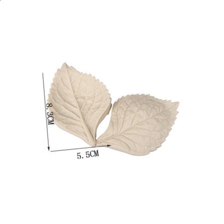 Καλούπι σιλικόνης με φυλλαράκια 8.5x5.8x2.2cm
