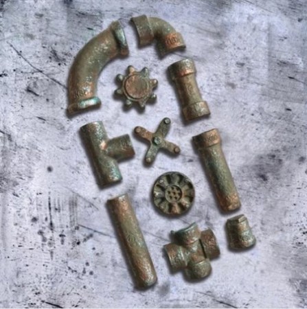 Καλούπι σιλικόνης σωλήνες 195x93x15mm