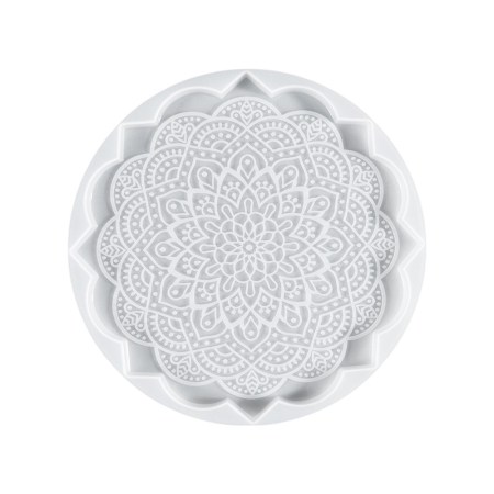 Καλούπι σιλικόνης με σχέδιο Mandala 20.4x1.1cm