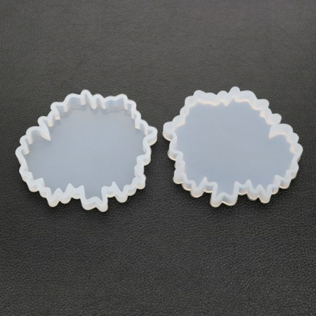 Καλούπι σιλικόνης γεώδης λίθος οβάλ 9x5cm