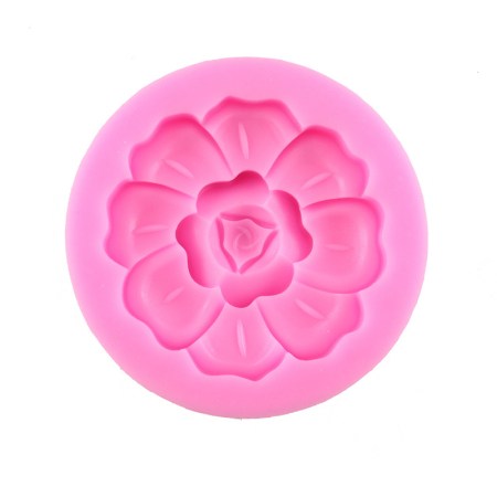 Καλούπι σιλικόνης λουλούδι 8x8x1.8cm
