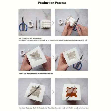 Καλούπι σιλικόνης με κύβο Molecube 7.1x7.1x5.9cm