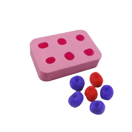 Καλούπι σιλικόνης για δημιουργία mini μήλων 11.2x7x2.5cm