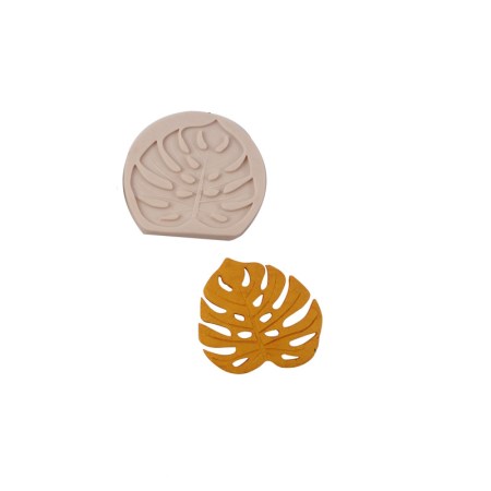 Καλούπι σιλικόνης για δημιουργία φύλλου 7.2x6.7x0.7cm