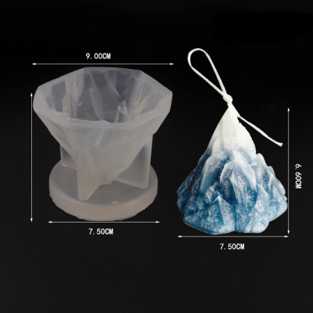 Καλούπι σιλικόνης για δημιουργία πετρώματος 9x7.5x7.5cm