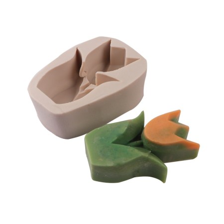 Καλούπι σιλικόνης για δημιουργία λουλουδιού 7.1x10.2x3.5cm