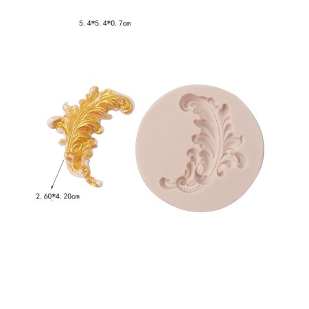 Καλούπι σιλικόνης για δημιουργία φύλλου 5.4x5.4x0.7cm