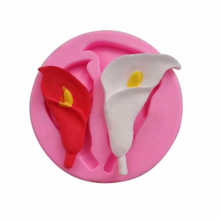 Καλούπι σιλικόνης με κρίνους 7.4x1.1cm