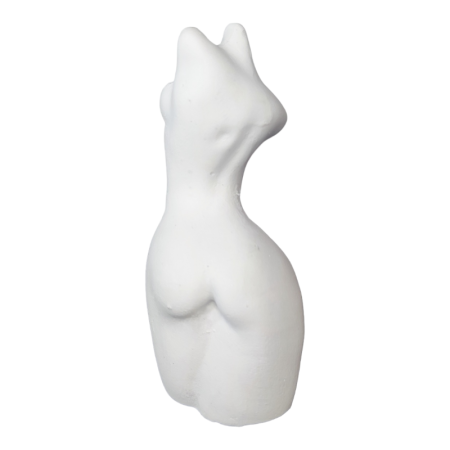 Κεραμικό διακοσμητικό Άγαλμα Artistic Σώμα κοπέλας 13.5x5.5x4cm