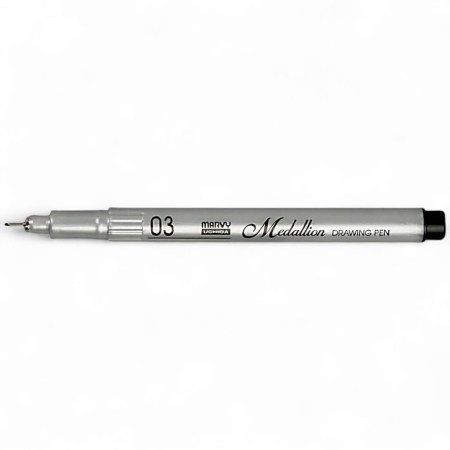 Ανεξίτηλος Μαρκαδόρος Medalion 0.3 mm – Μαύρο