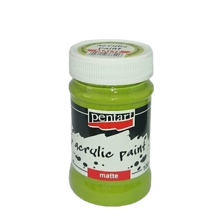 Ακρυλικό Χρώμα Apple Green Pentart 100ml - Ιδανικό για Δημιουργικές Κατασκευές και Ζωγραφική