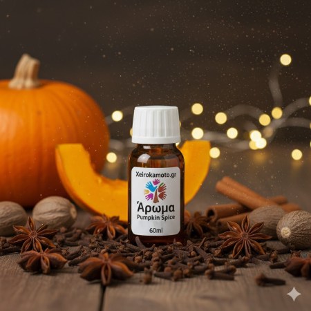 Άρωμα Γαρύφαλλο Pumpkin Spices 60ml για την παραγωγή αρωματικών κεριών, Wax Melts και diffuser.