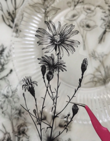 Αυτοκόλλητα Ασπρόμαυρα σετ 40τεμ.